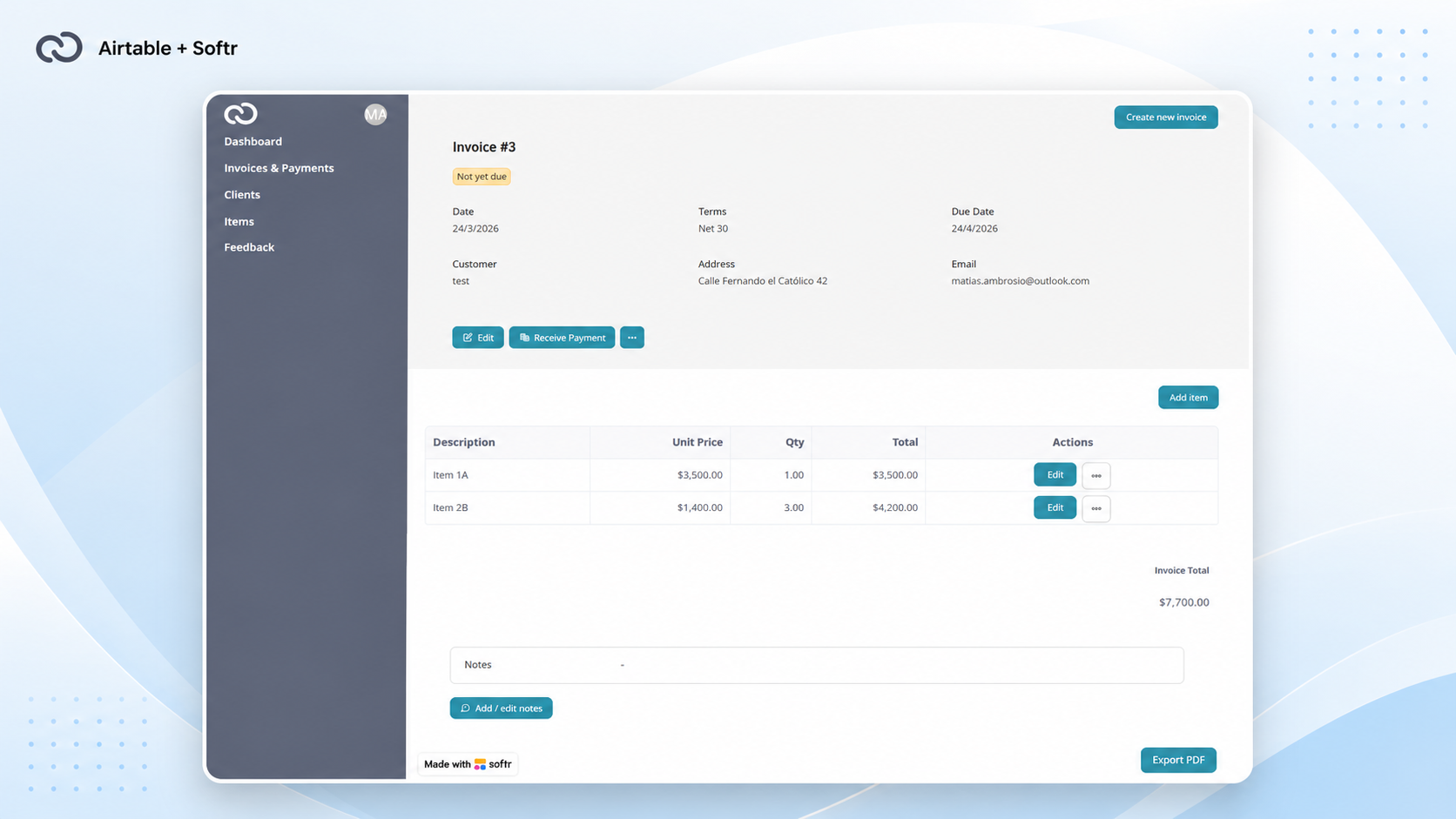Invoicing and Accounts Receivable App screenshot 3